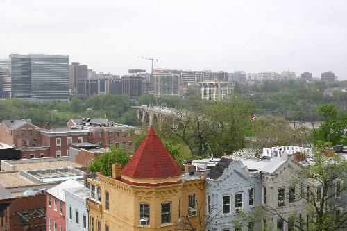 Key Bridge from Georgetown looking South